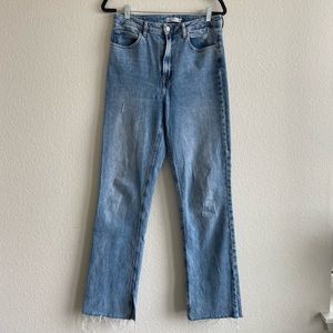 SLIM FLARED SLITTED HIGH RISE Z1975 JEANS